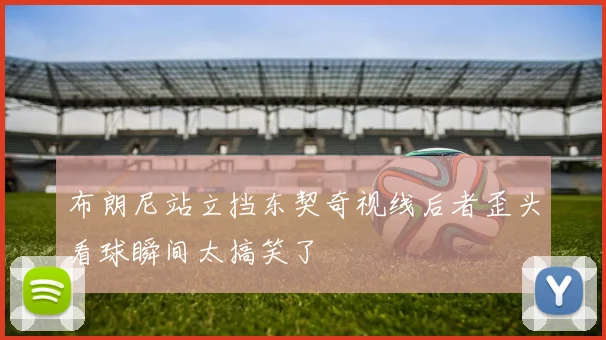 布朗尼站立挡东契奇视线后者歪头看球瞬间太搞笑了
